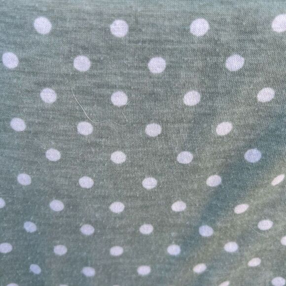 Mikarose blouse tshirt short sleeve polka dot size small - Picture 7 of 7